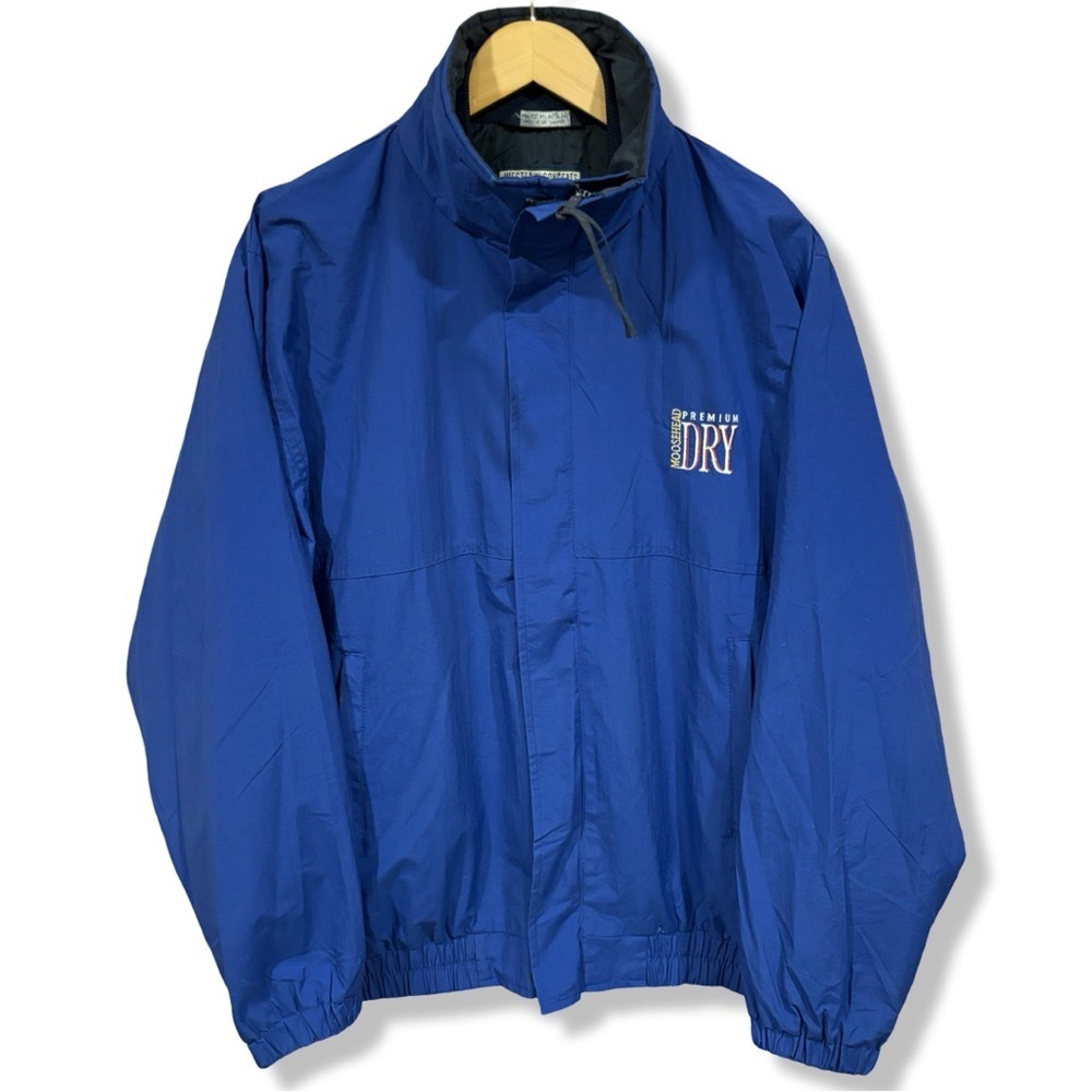 Vintage 90s Moosehead Dry Beer Windbreaker Jacket